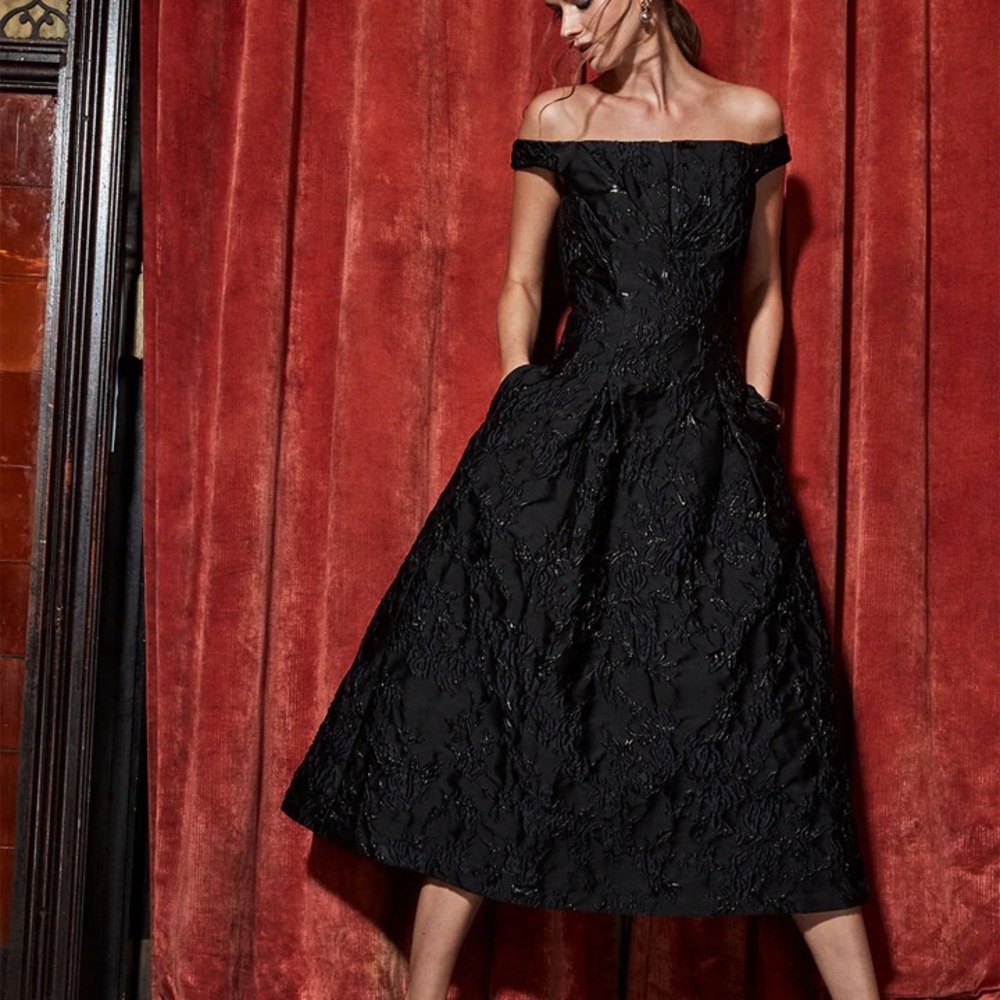 Kay Unger Carina Tea Length Dress